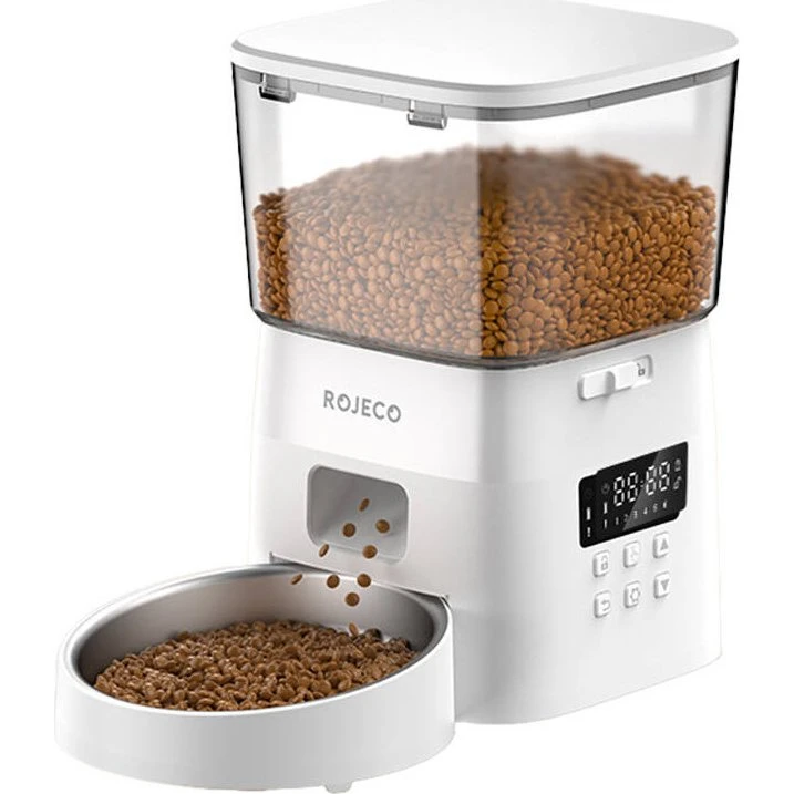 Rojeco Foderautomat 2L Hvid (Knapversion)