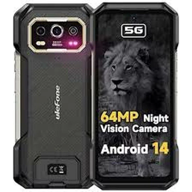 Ulefone Armor 27 6,78" 12/256 GB Android 14 4G Smartphone Sort