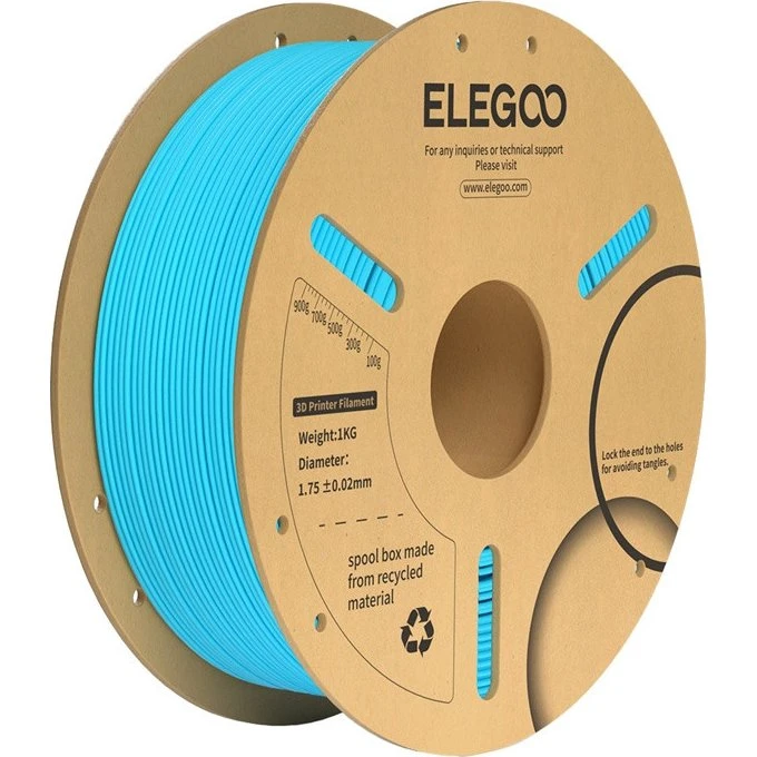 Elegoo PLA+ Blå 1.75mm 1kg 3D-printfilament