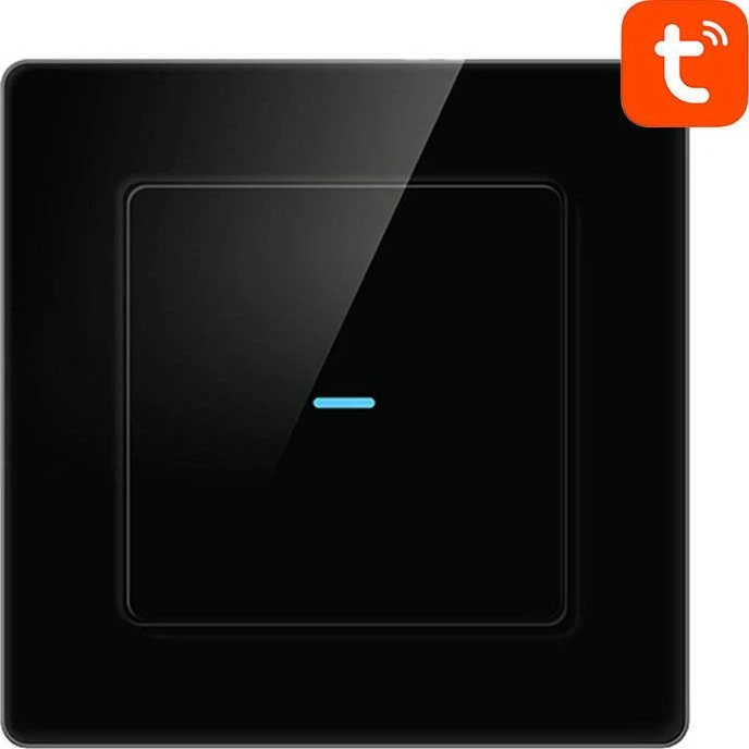 Avatto N-TS10-B1 Smart Belysningskontakt 1-vejs Wi-Fi (sort)