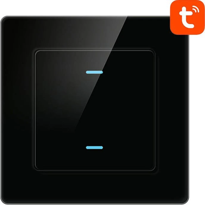 Avatto N-TS10-B2 Smart Light Switch 2-vejs WiFi (sort)
