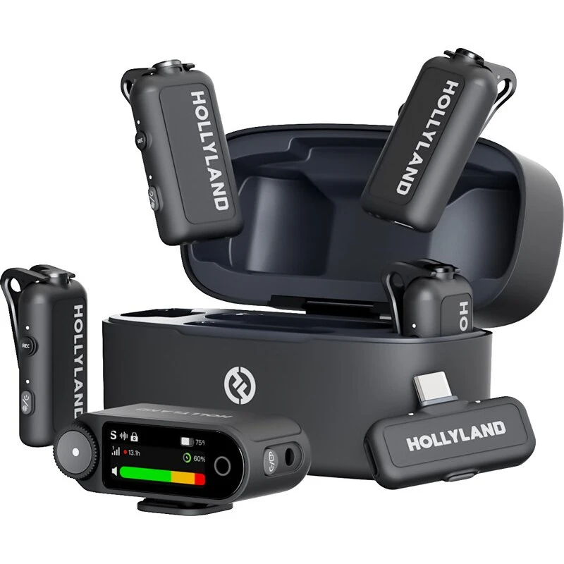 Hollyland LARK MAX 2 Combo 4-personer, Space Gray