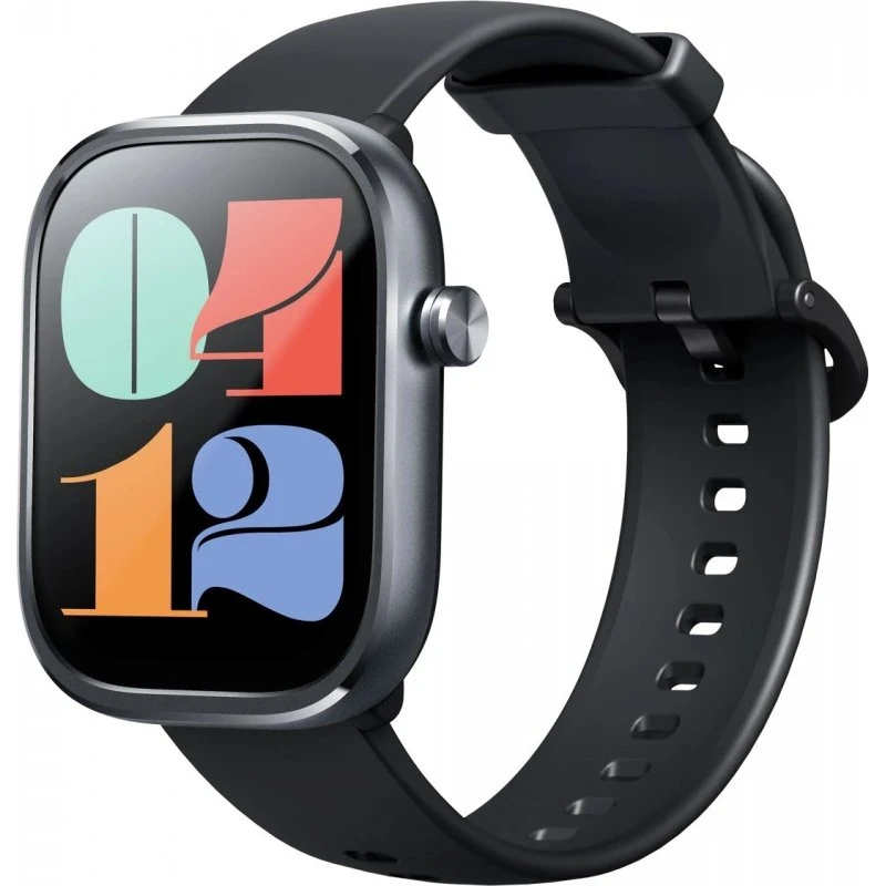 Mibro C4 Smartwatch - Sort, 2.01" Display, 10 dages batteri