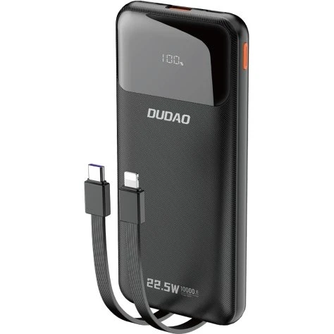Dudao K15PRO 20000mAh 22,5W Powerbank Sort