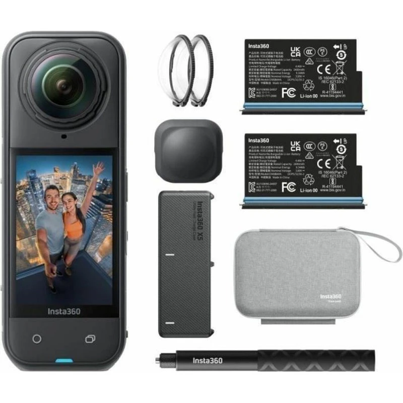 Insta360 X5 Essentials Bundle 8K 360° Actionkamera, Sort