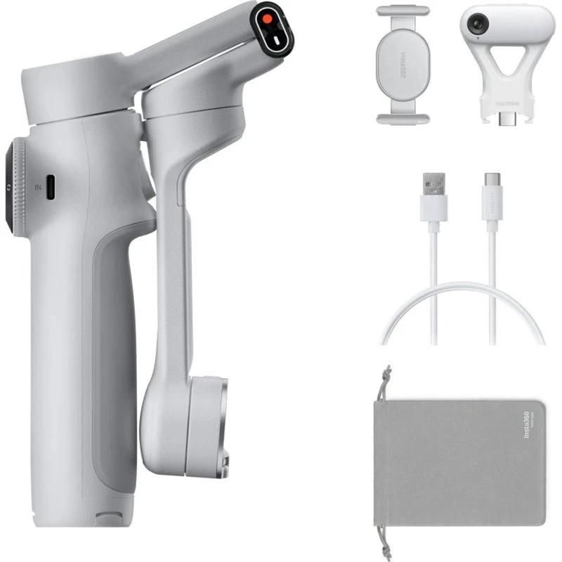 Insta360 Flow 2 AI Tracker Bundle Stone Gray