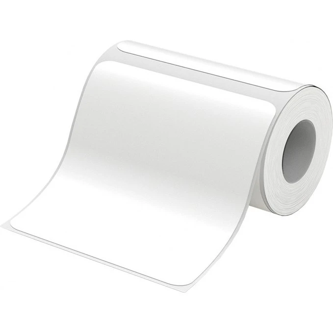 Niimbot T100*100-75 Termiske Sticker, Hvid, 75 stk.