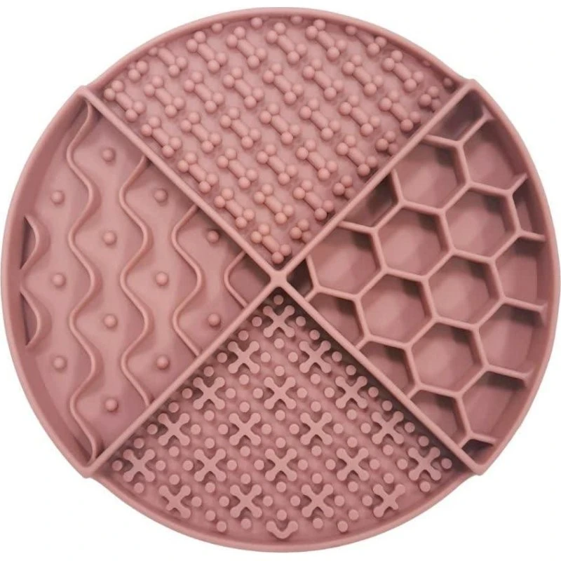 Nordic Paws Lickmat Rund 21x21cm Rød