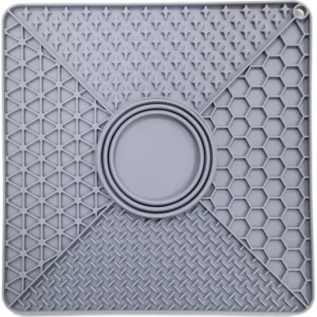 Nordic Paws Lickmat XL Grey 32x32 cm