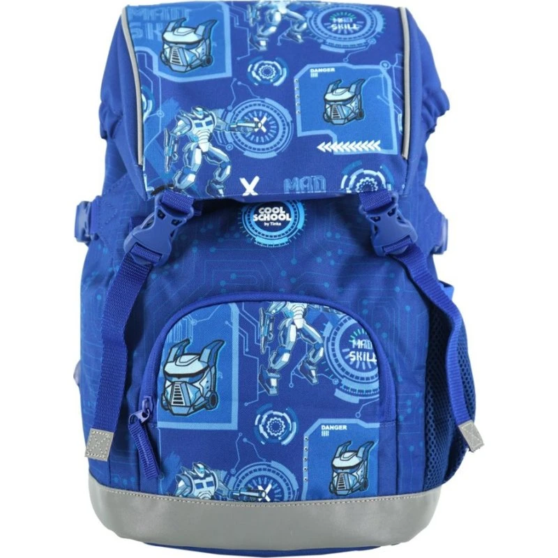 Tinka Skoletaske 22L Cyber Robot med justerbare stropper