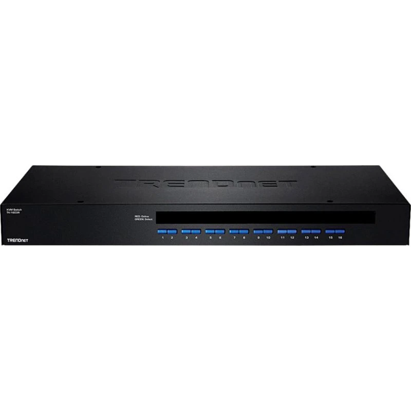 TRENDnet TK 1603R 16-Port Rack Mount KVM/USB Switch