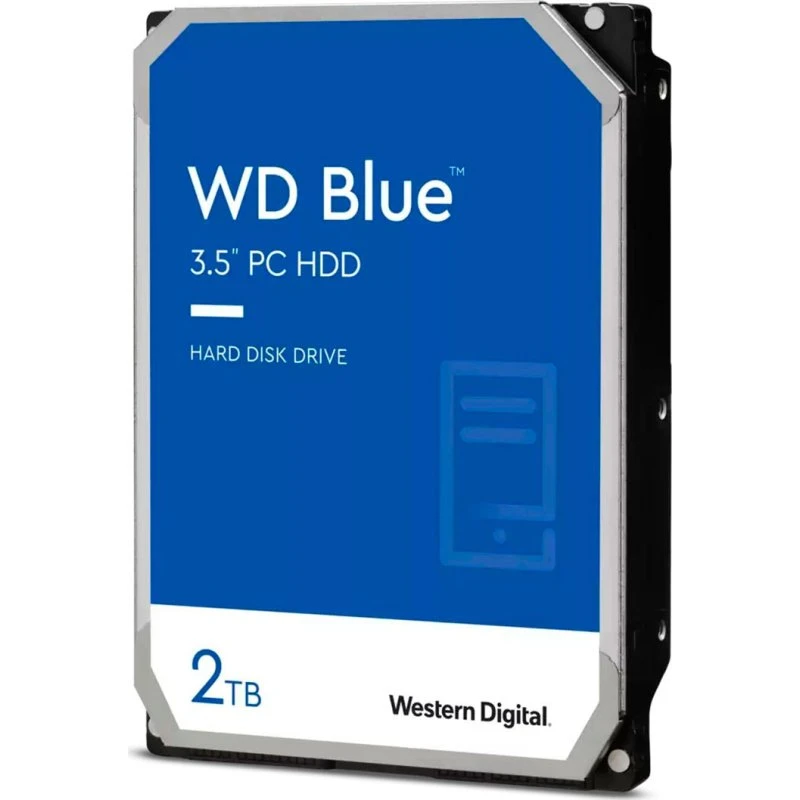 WD 2TB Blue HDD 7200RPM 3,5" 256MB cache