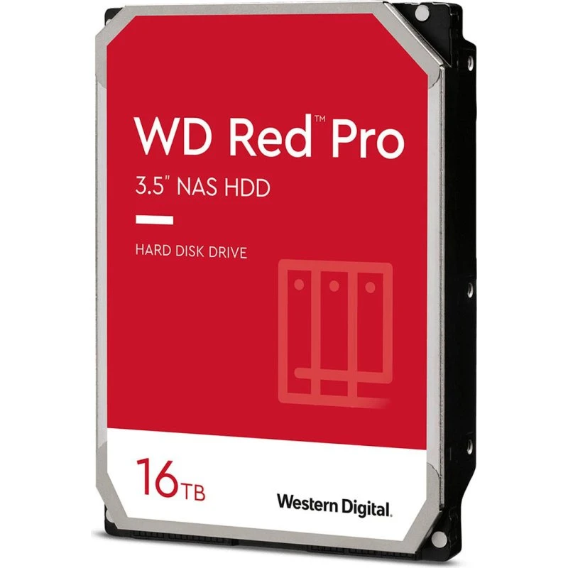 WD 16TB Red Pro NAS HDD 7200 RPM 3,5"