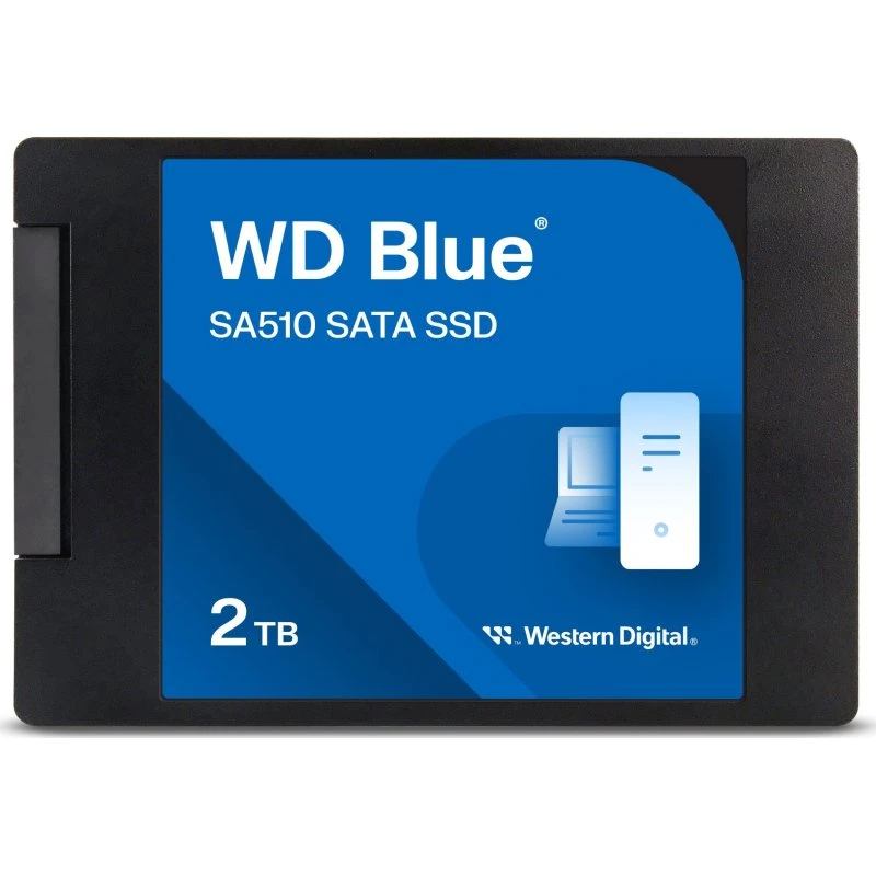 Western Digital SA510 SSD 2.5" SATA III, Blå, 2TB