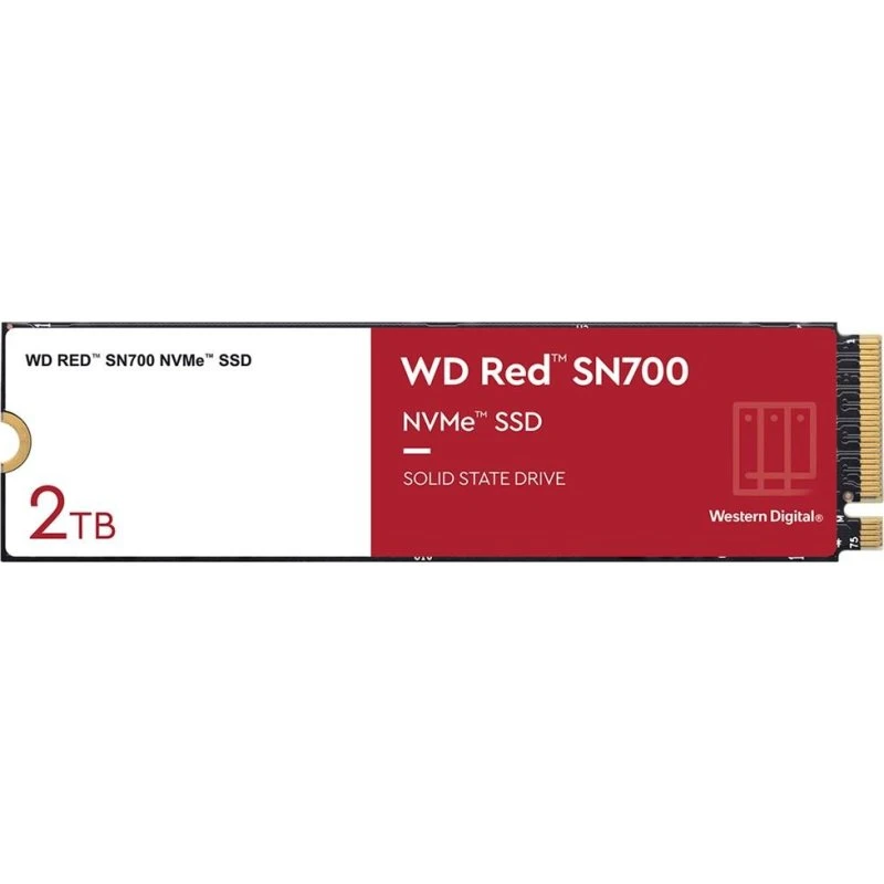 WD Red SN700 2 TB M.2 NVMe SSD til NAS