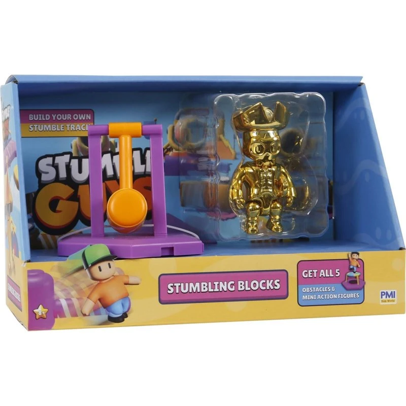Stumble Guys S2 Stumbling Blocks Ver. A – Figur & Forhindringssæt