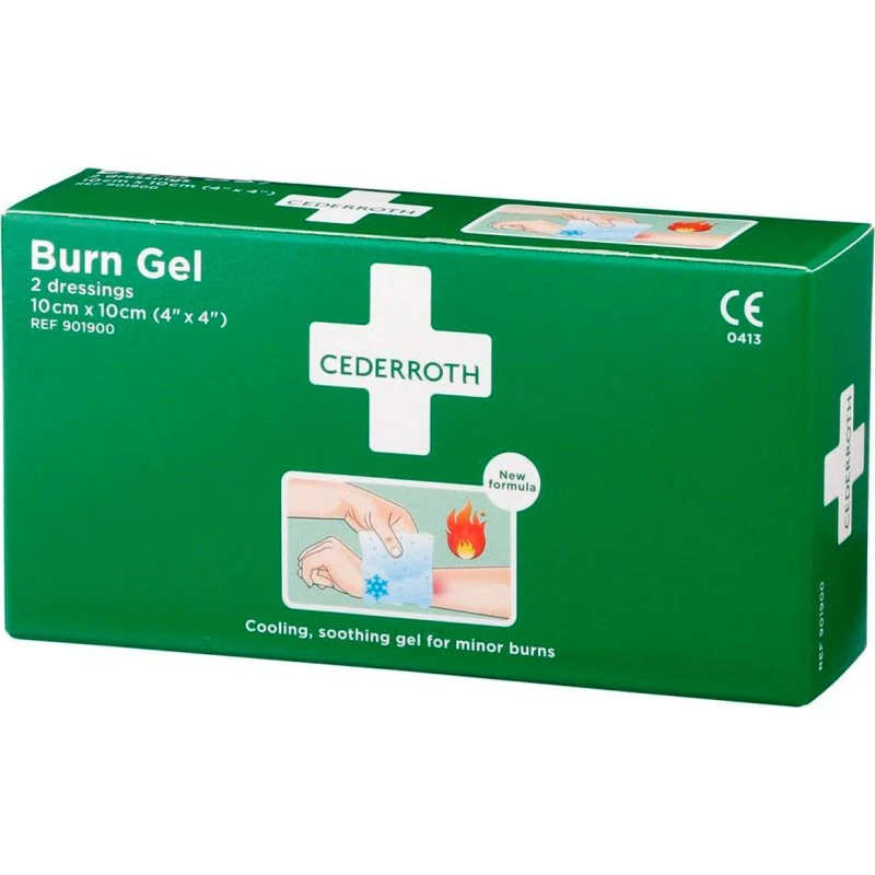 Cederroth Burn Gel 901900 10x10 cm, 2 stk