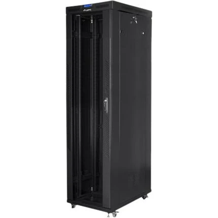 Lanberg Rack Sort 47U med 4 køleblæsere