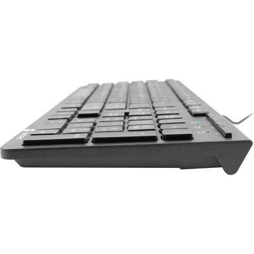 Natec Discus 2 USB Tastatur, Sort, US-layout, Slankt Design
