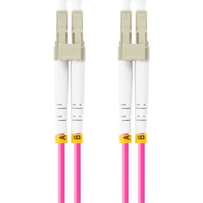 Lanberg Patchkabel Fiberoptik OM4 5m, Violet