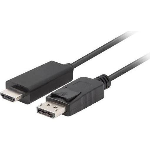 Lanberg DisplayPort til HDMI kabel 1,8 m, sort