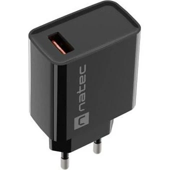 Natec Ribera 18 W USB-vægoplader, sort
