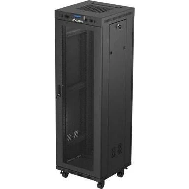 Lanberg FF01-6637-23BL 37U Serverrack Gulvskab 600x600 mm Sort