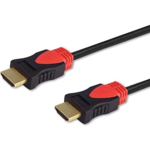 Savio HDMI 2.0 7,5 m guldstik, sort