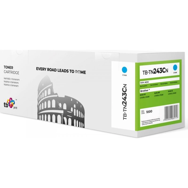 TB Cyan 1000 sider Toner for Brother