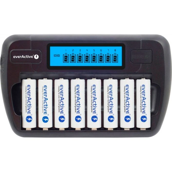 EverActive NC-800 8xAA/AAA Batterilader