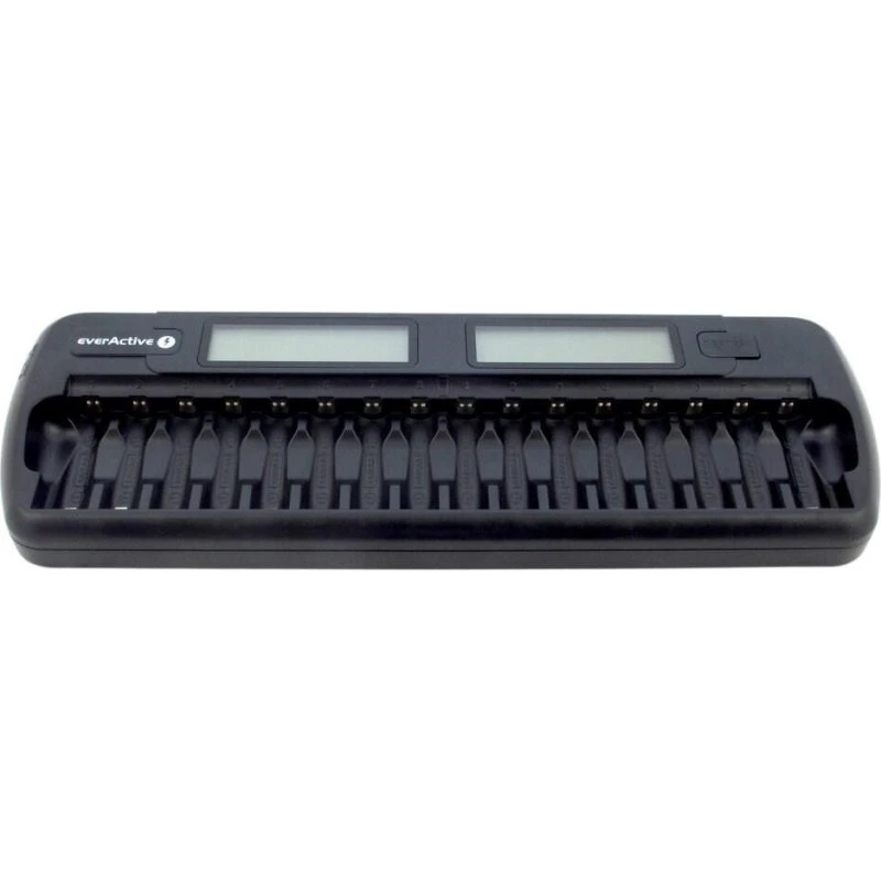 EverActive NC-1600 16-slots batterilader til AA/AAA/C/D