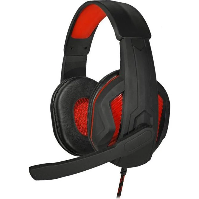 ART HERO Gaming Hovedtelefoner Sort/Rød