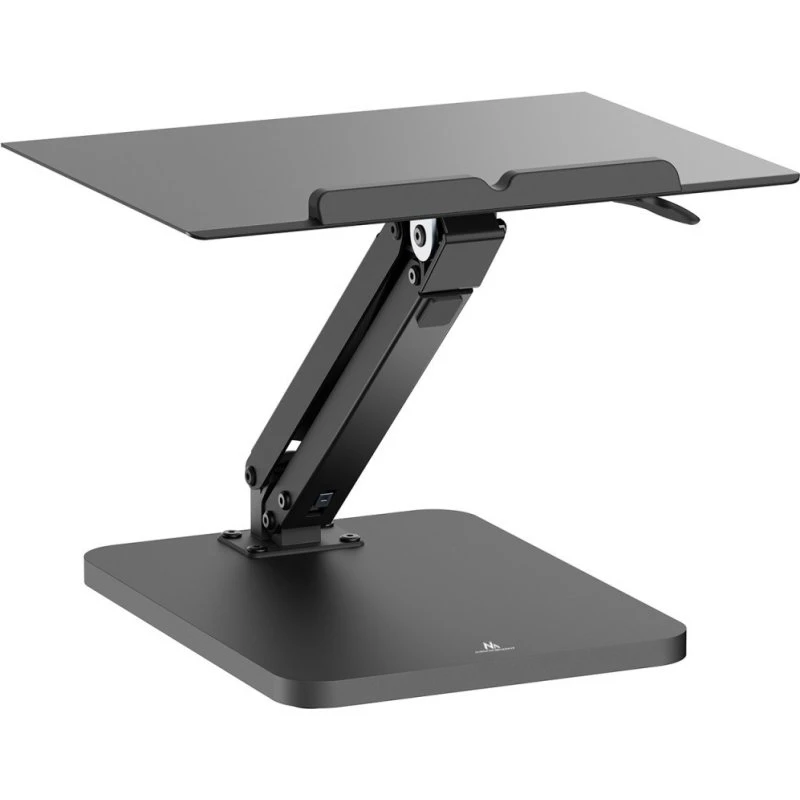 Maclean MC-493 Justerbar Monitor- og Laptopstand, Sort