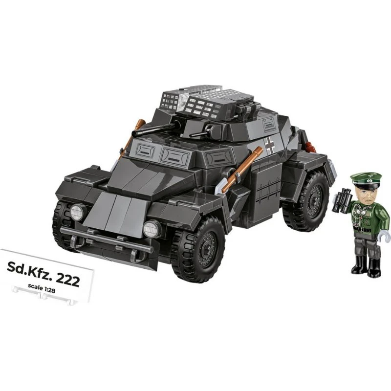 Cobi Sd.Kfz. 222 Modeltank – 502 klodser