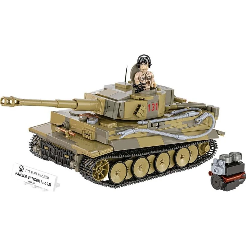 COBI Tiger I no 131 - 1:35 Modeltank i Klodser