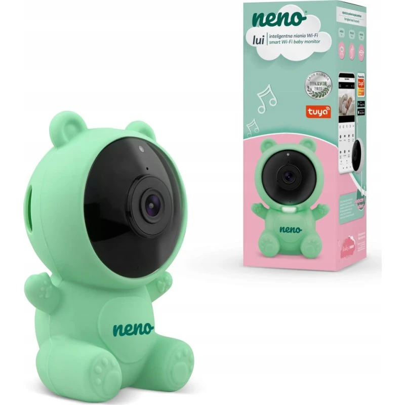 NENO Lui WiFi Babyalarm med Kamera, Grøn