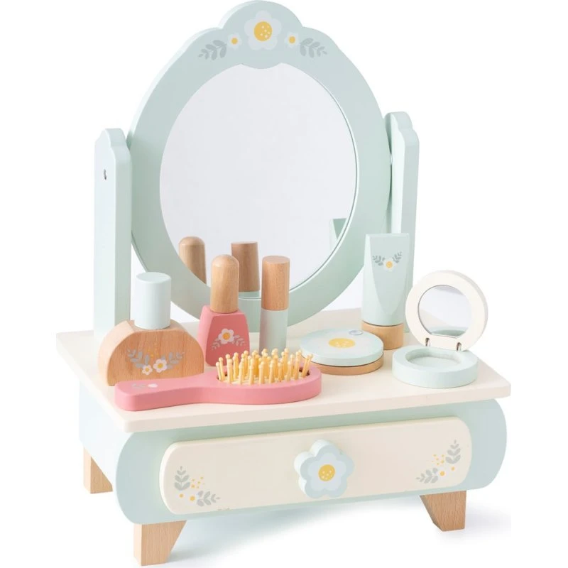Promis Mini Sminkebord i Træ – 3+ år