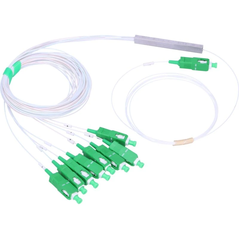 Extralink 1:8 SC/APC Splitterkabel 900µm, 1,5m (Stålbox)