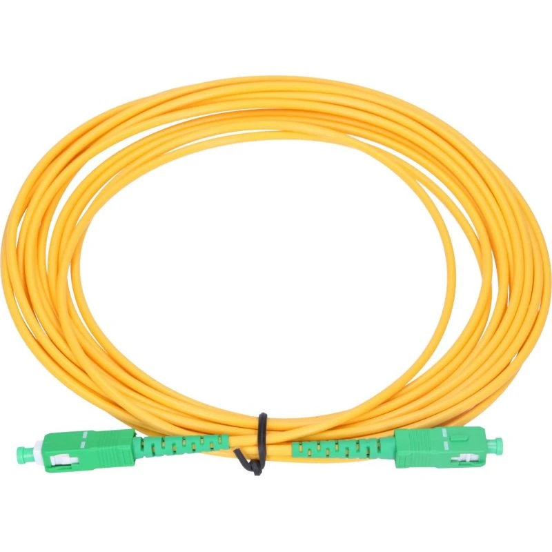 Extralink SC/APC Fiberoptisk Patchkabel 10m Gul