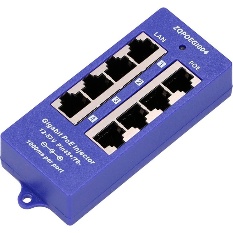 Extralink PoE Injector 48V (4 port)