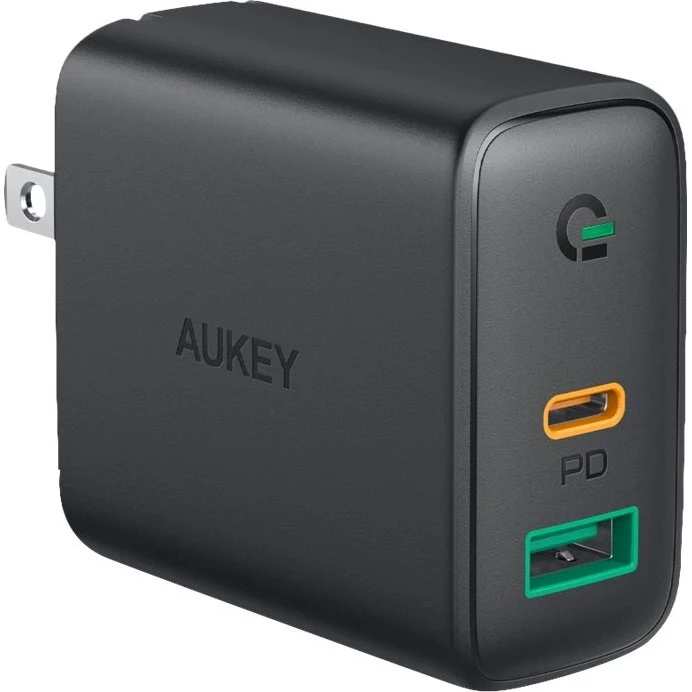 Aukey PA-D1 30W Strømforsyningsadapter med USB og USB-C