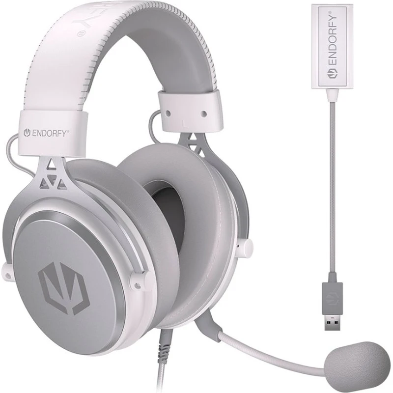 Endorfy VIRO Plus USB Hvid Over-Ear Headset