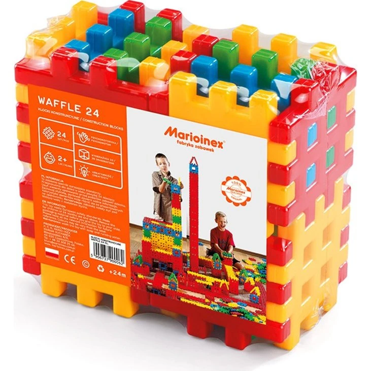 Marioinex Waffle Byggeklodser 24 Dele