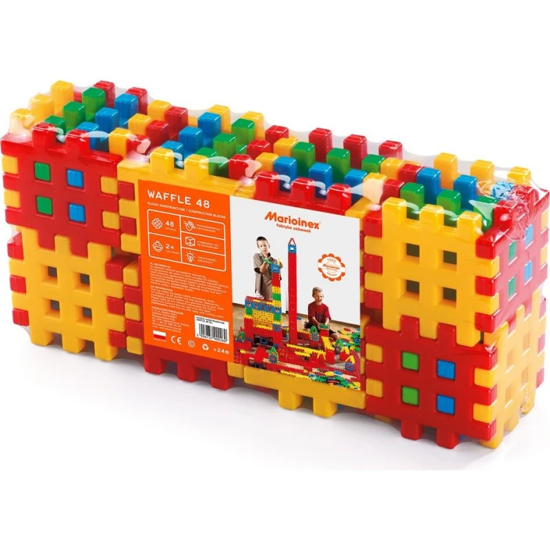 Marioinex Waffle Byggeklodser 48 stk