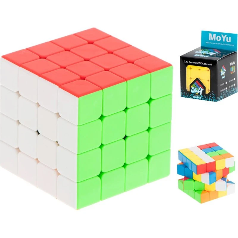 MoYu 4x4 Speedcube Farvet Terning (6x6x6 cm)