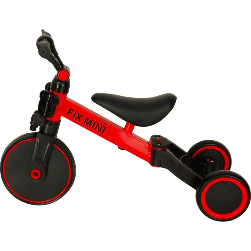 Fix Mini Løbecykel 3-i-1 med pedaler, rød