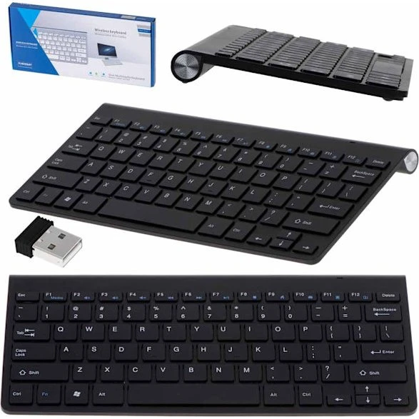 Logitech Trådløst Tastatur 2.4GHz USB til Smart TV/PC/Mac/Android Sort