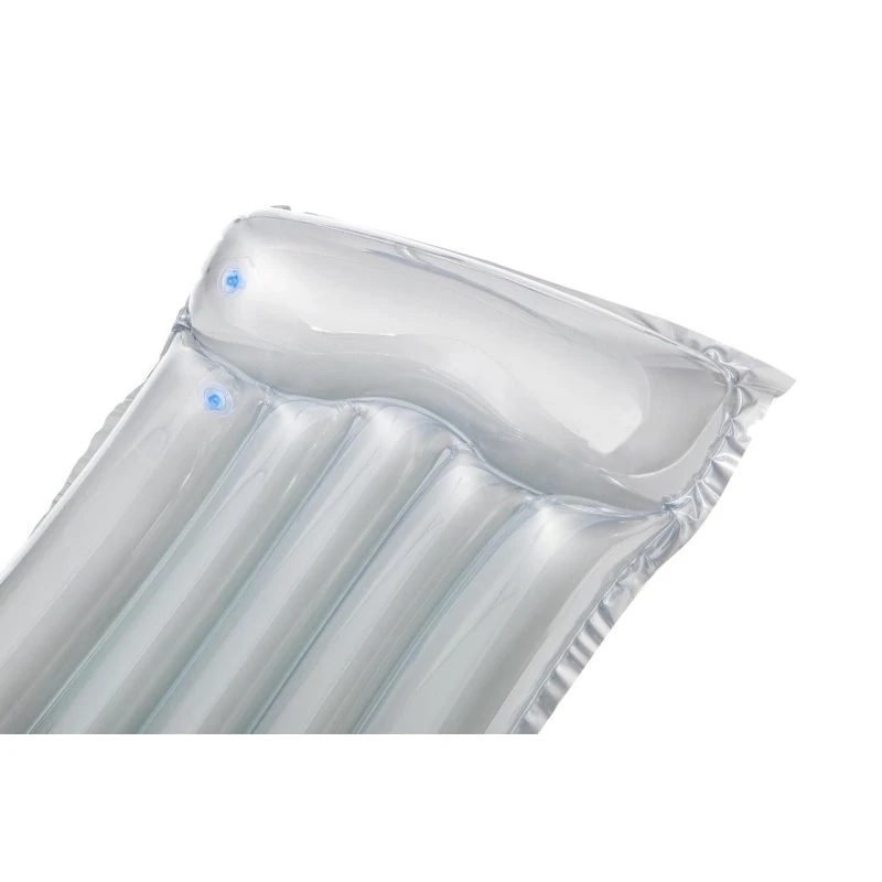 Bestway 44013 Oppustelig Bademadras, Grå, 183 x 76 cm