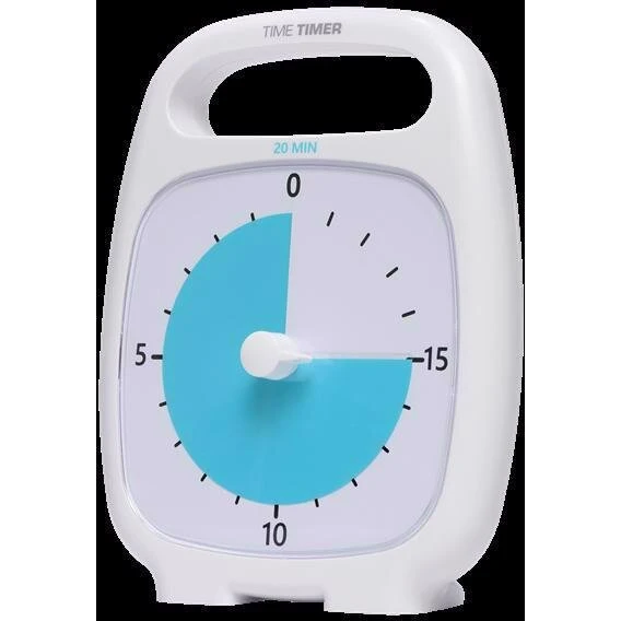 Time Timer PLUS Hvid 20 min (14x18 cm)