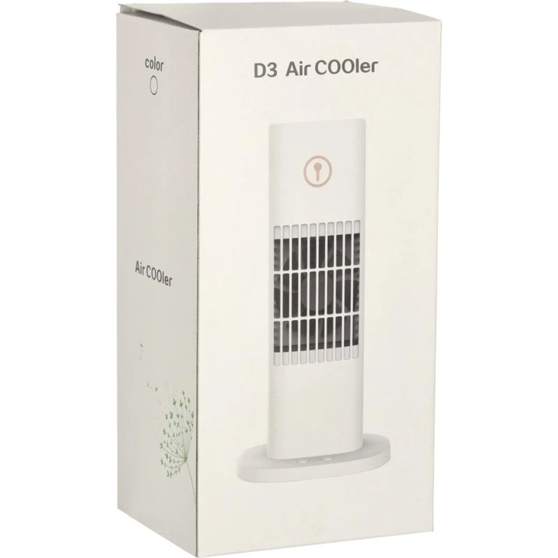 AirCool Hvid Luftkøler med USB og Hastighedskontrol
